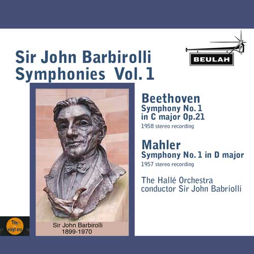 Sir john barbirolli symphonies volume 1 beethoven and mahler symphonies number 1