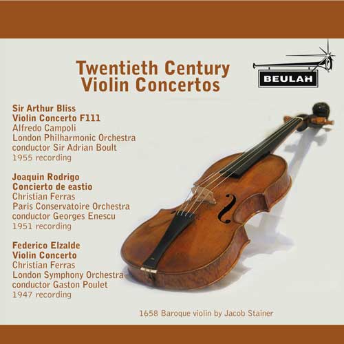 1PDR61 twentieth century violin concertos