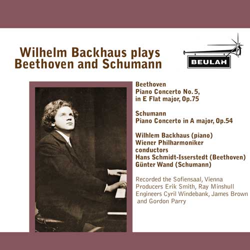 1PDR82 Wilhelm Backhaus plays Beethoven and Schumann