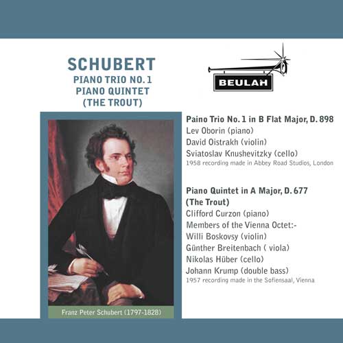 2PS21 Schubert Piano Trio No 1 Piano Quintet The Trout 