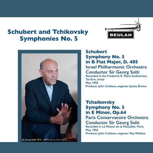 2PS98 Schubert and Tchaikovsky Symphonny No 5