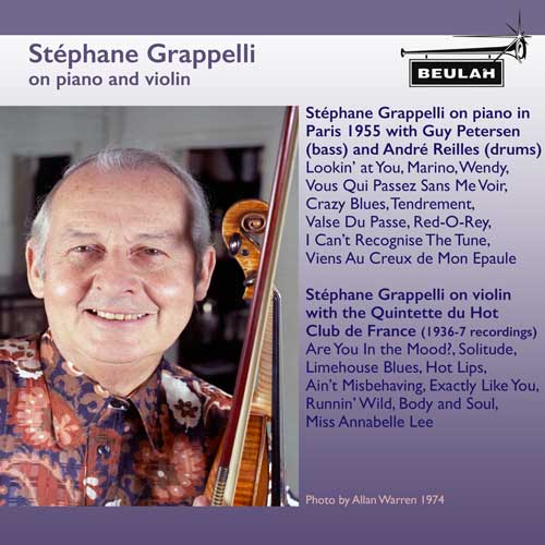 4PS22 Stephane Grappelli on piano and violin
