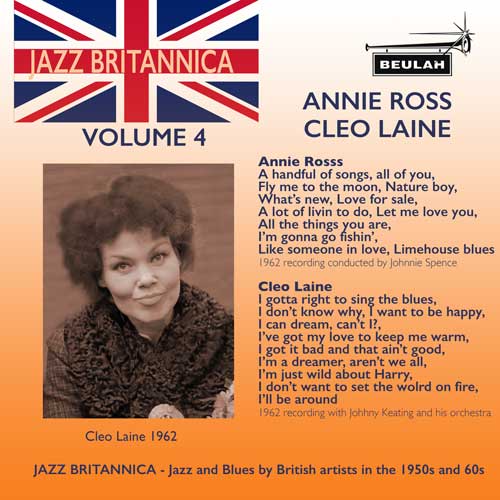 4PS94 Jazz britannica vol 4 annie ross cleo laine 