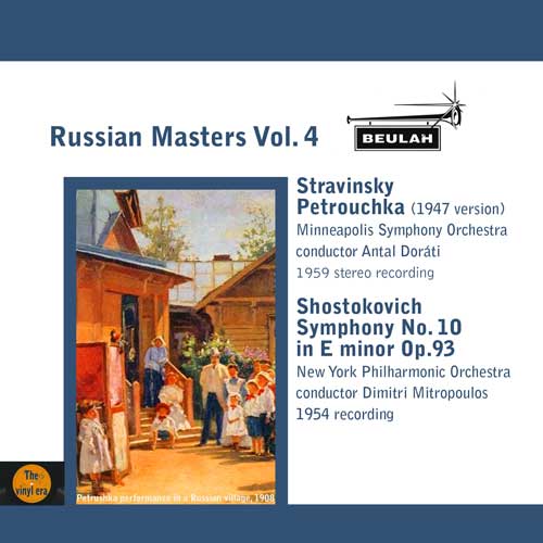 russian masters volume 4 petrouchka schotakovich symphony number ten