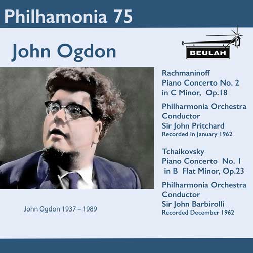 6PS58 Philharmonia 75 John Ogdon  Tchaikovsky Pinao Concerto numer1, Rachmaninoff Pinao Concerto  number 2  