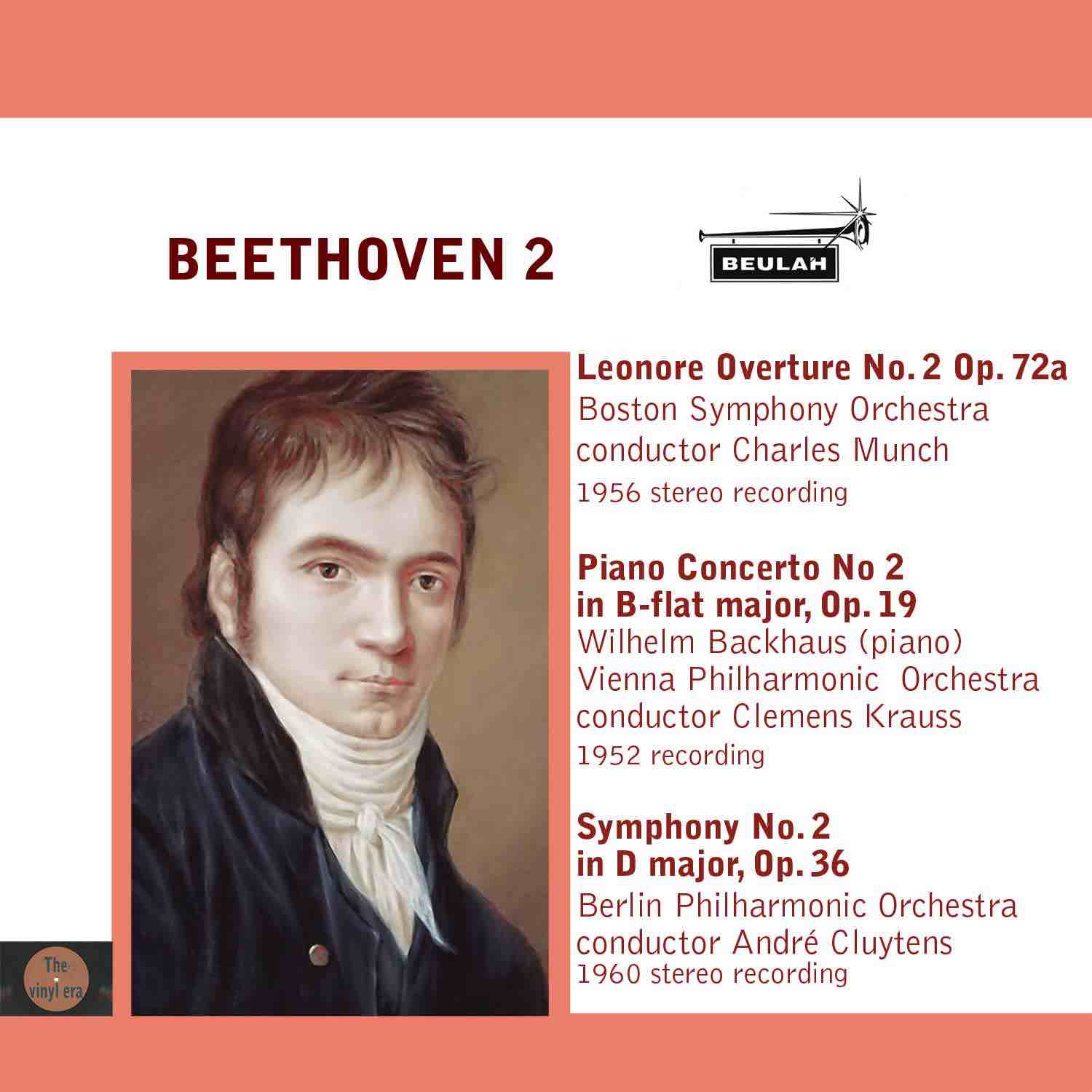 Beethoven symphony number 2 and piano concerto number 2 